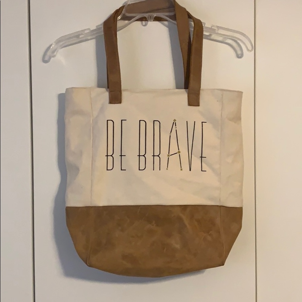 Be Brave tote bag